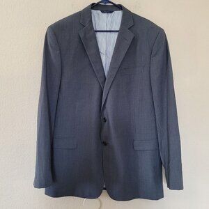 Brooks Brothers Mens Explorer Regent Fit Wool Blazer Gray sz 46L 2 Button Front